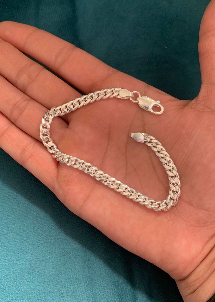 pure Silver men’s Bracelet (wt:-18.100g)