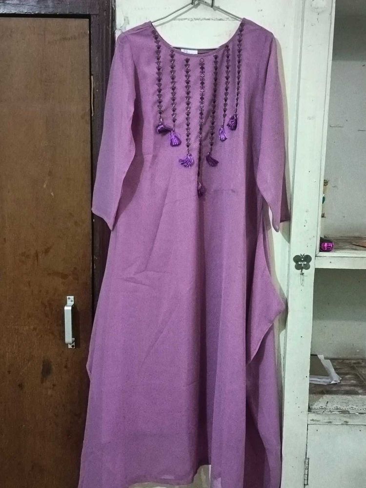 Elegant Purple Kurta