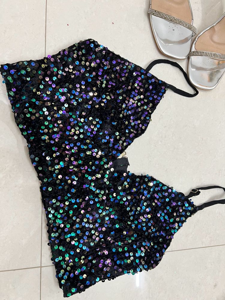 Sparkling Sequin Party Top