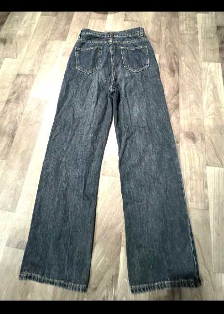 Wide Leg Dark Wash Denim Jeans