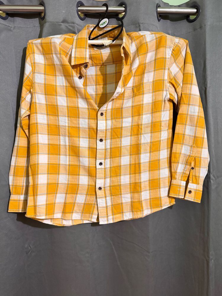 Checked Cotton Shirt