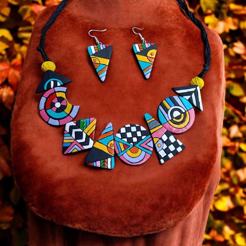 Stylish Terracotta Jewelry Set