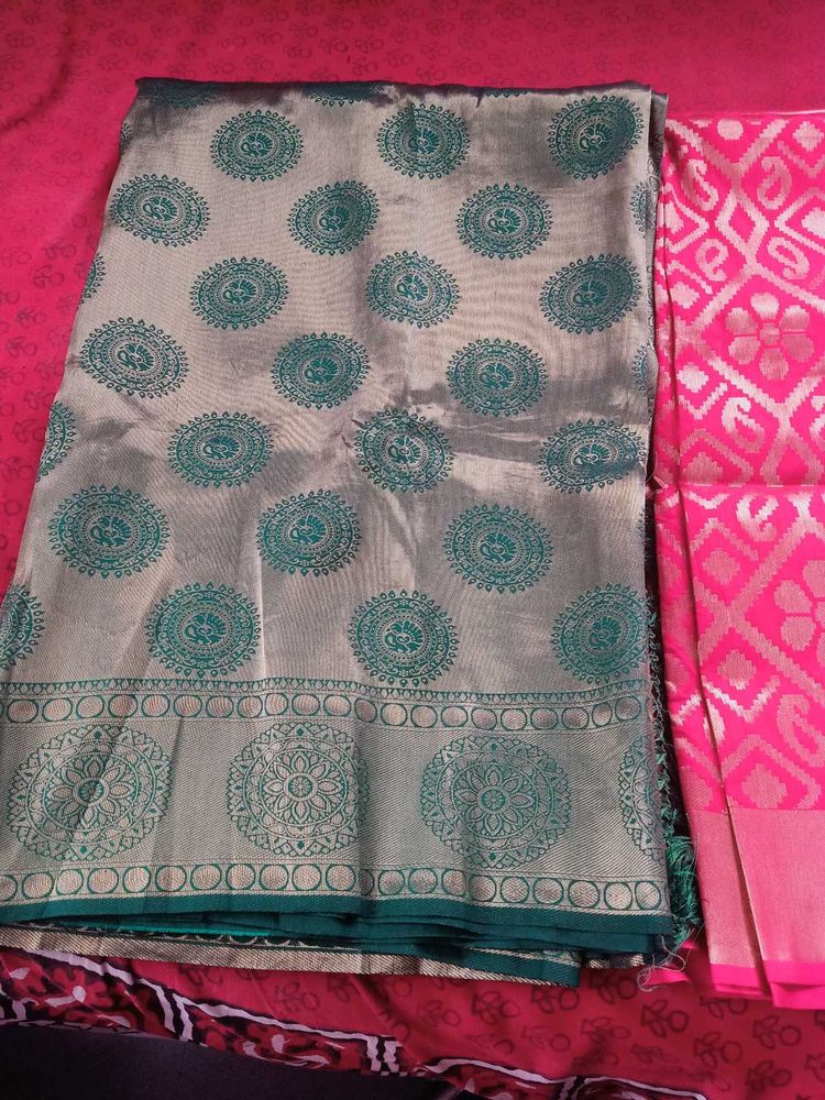 Kanjivaram Semi Silk Saries Combo