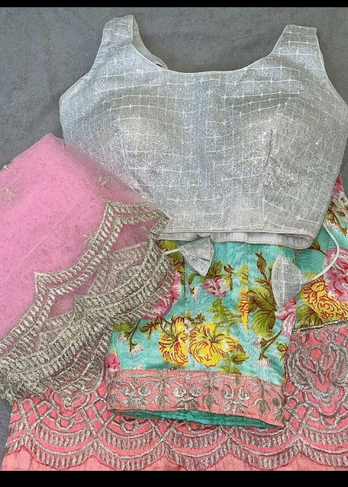 Floral Lehenga Choli Set