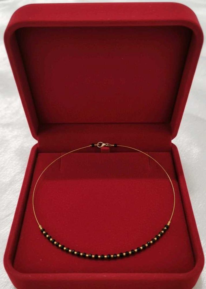 invisible Black Bead chain