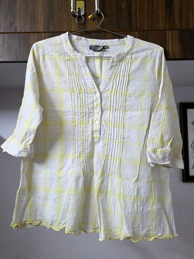 Cotton Checks Top