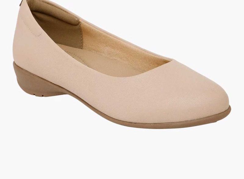 Beige Comfort Bellies With Heels