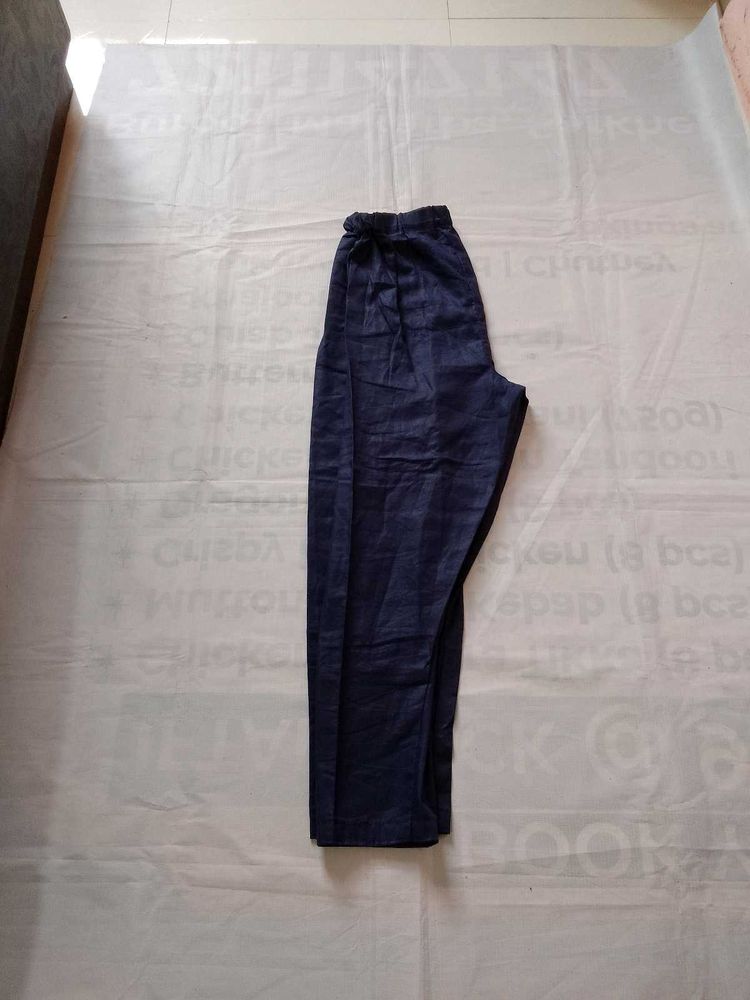 Navy Blue Straight Pant