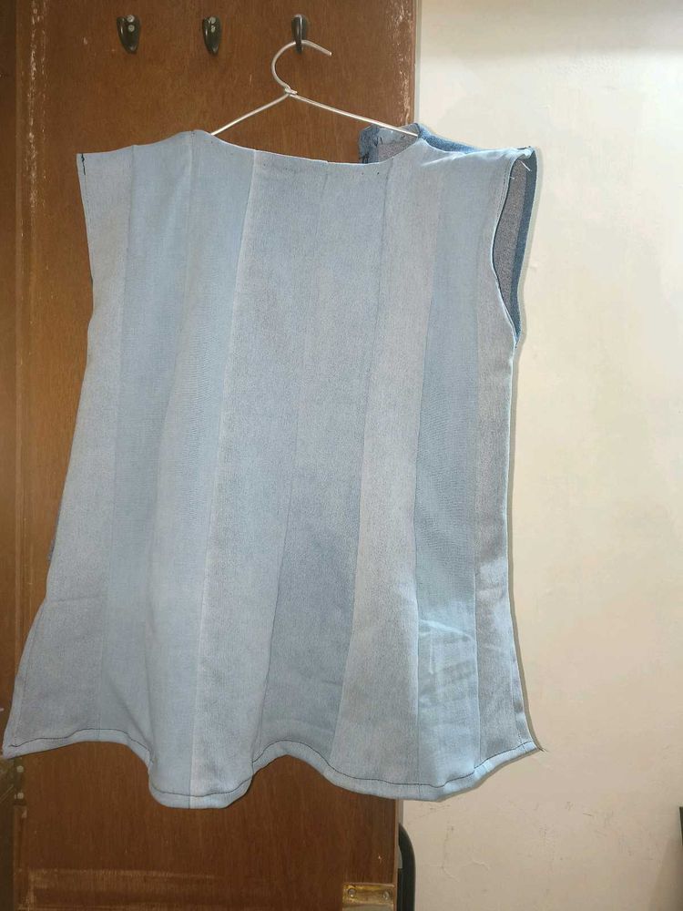 Light Blue Sleeveless Top