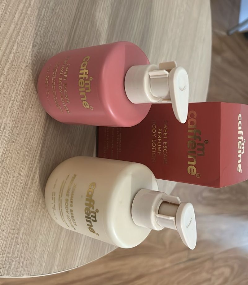 combo set of 2 mCaffeine Perfume Body Lotion