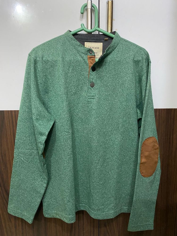 Full Sleeve T Shirt With Elbow Patch