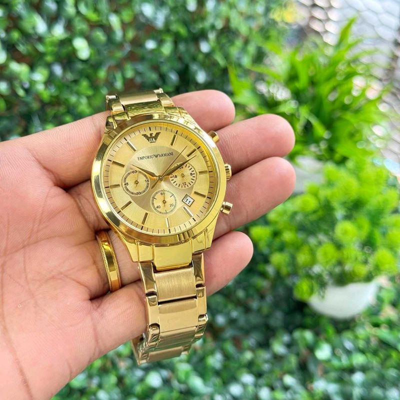 Gold Emporio Armani Watch