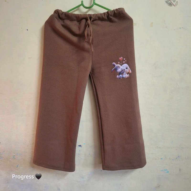 Cute Brown Womans Three fourth