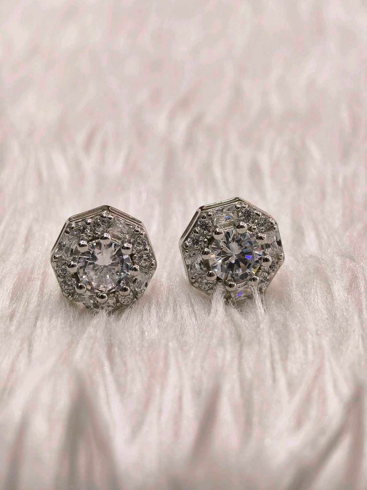 Elegant 925 Silver Sterling Earrings