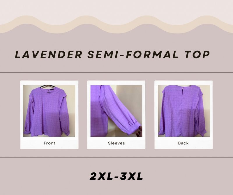 Classy Lavender Top