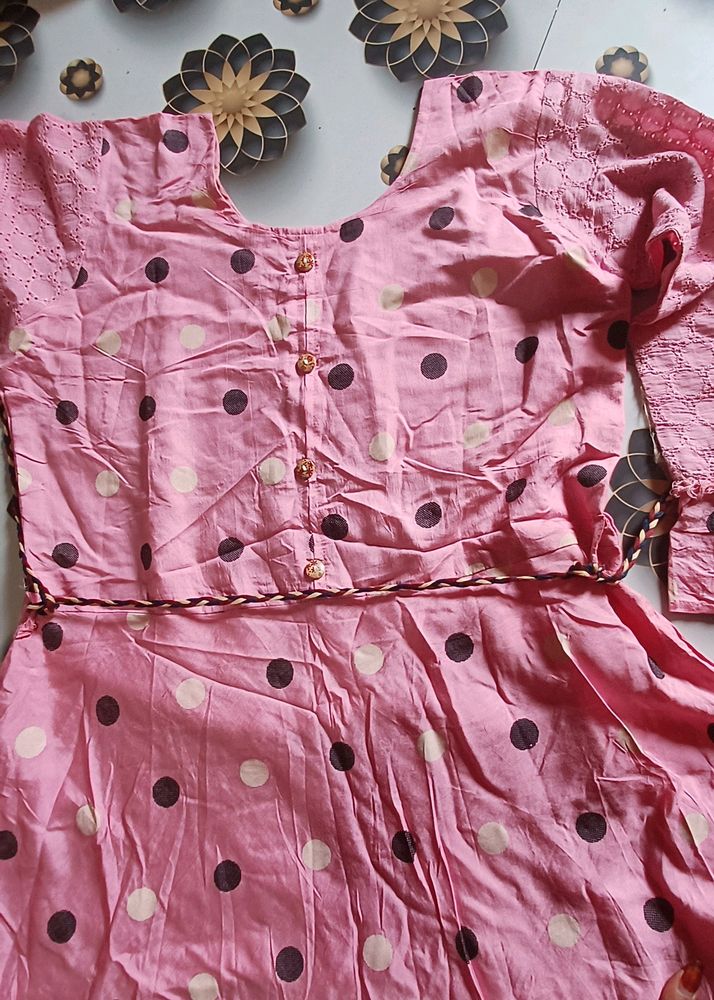 BABY PINK ETHNIC GOWN