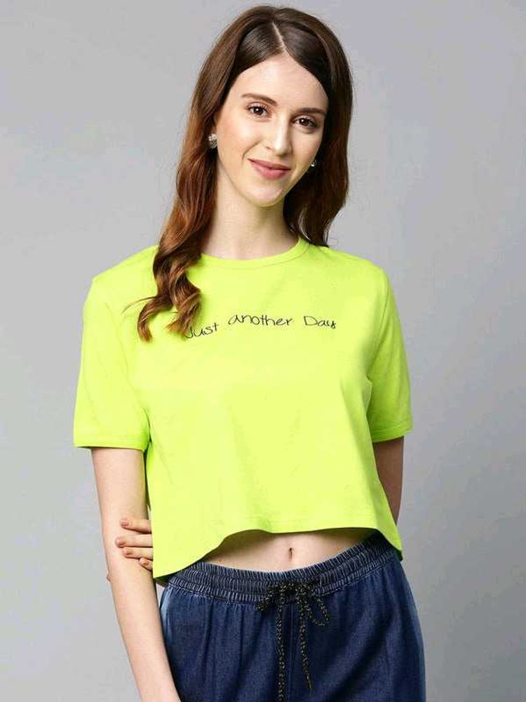Neon 💚 Crop Top