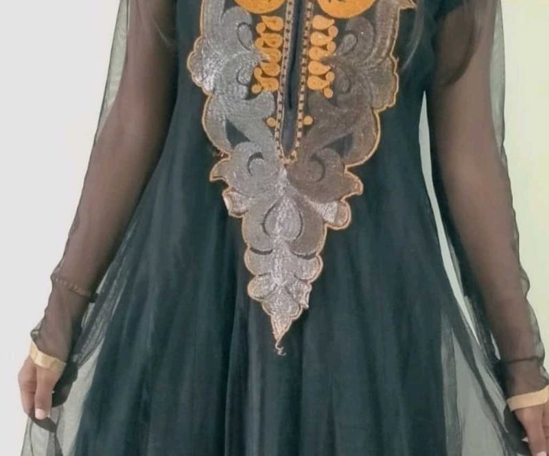 Elegant Black Ethnic Gown