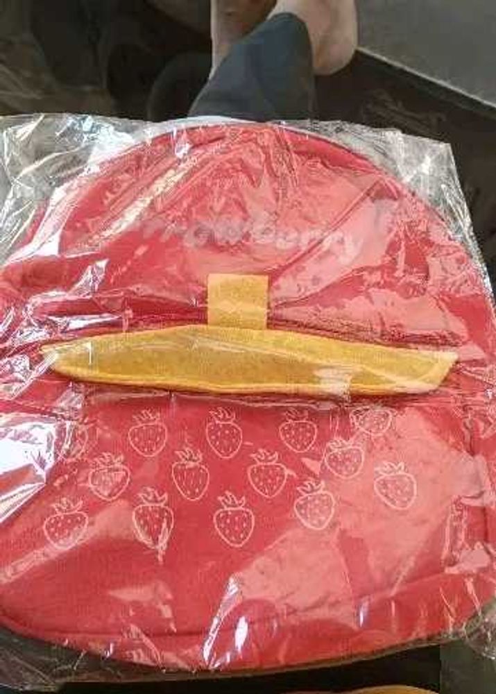 Strawberry Print Backpack