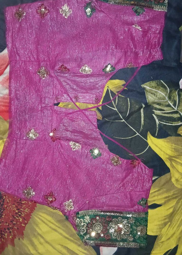 Pink Embellished Blouse
