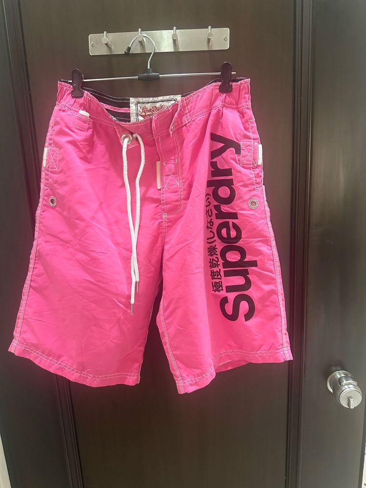 Superdry Pink Swim Shorts