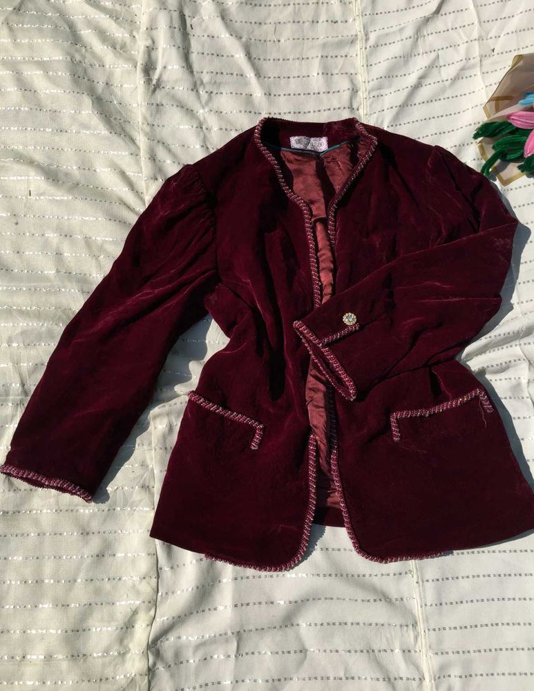 Cord- set Vintage Velvet Jacket and dress