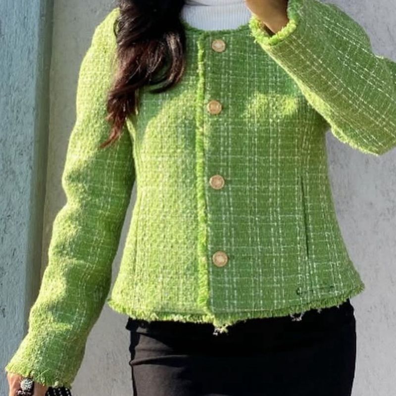 Green Tweed Jacket