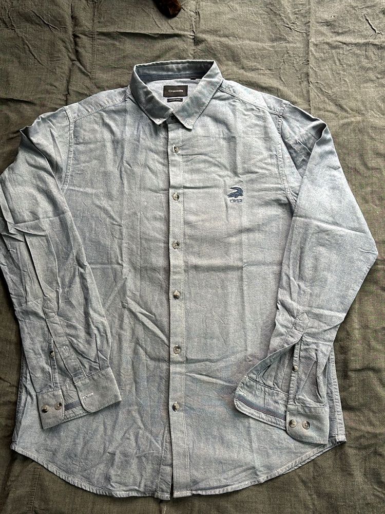 Stylish Oxford Crocodile Shirt