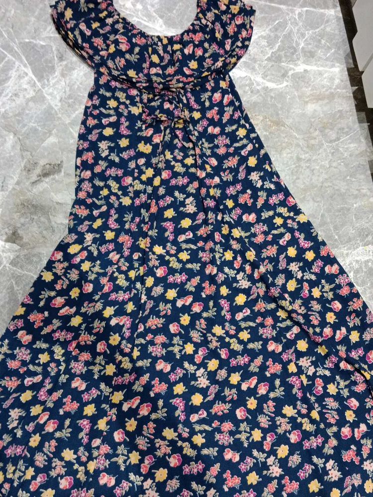 Floral Off-Shoulder Dress