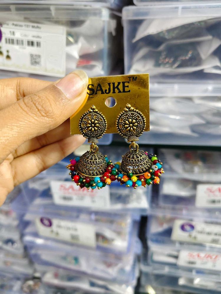 SAJKE Jhumka Earrings
