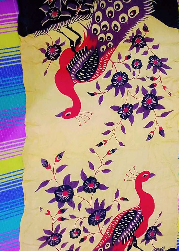 Peacock Print Stol
