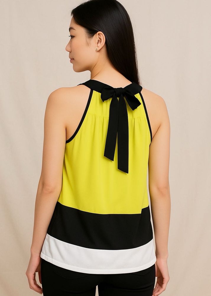 Korean Top With Ribbon Knot 🐝🎀