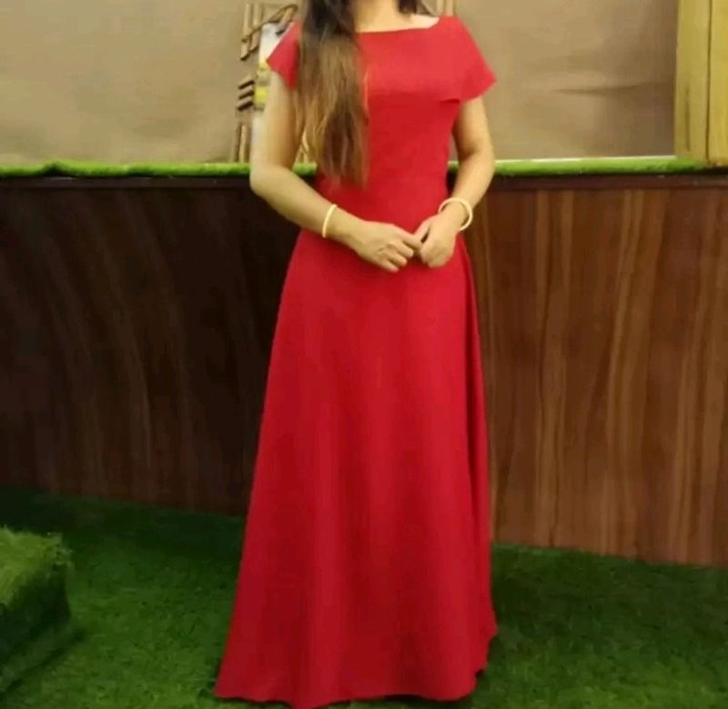 Women Maxi Red Dress
