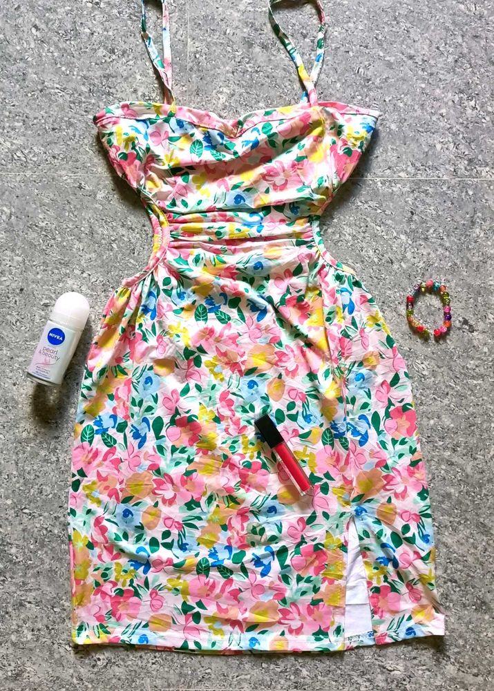 FLORAL PARTY DRESS FOR WOMEN