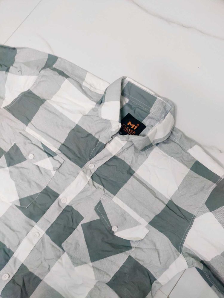 Classy Unisex Checks SHIRT✨🤍