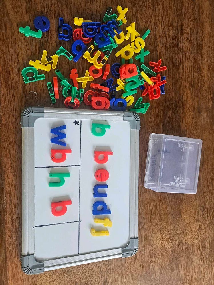 Magnetic Alphabet With Slate