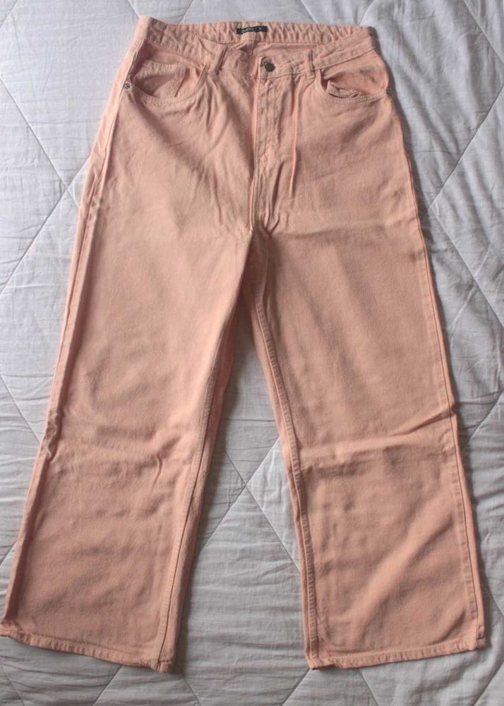 peach zudio jeans
