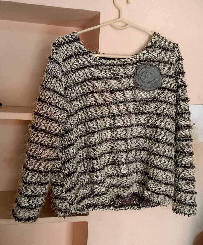 Striped Knit Top