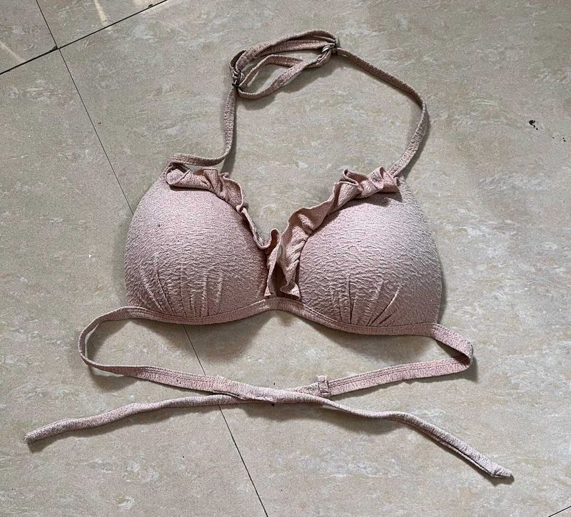 Padded Tie Up Bikini Top