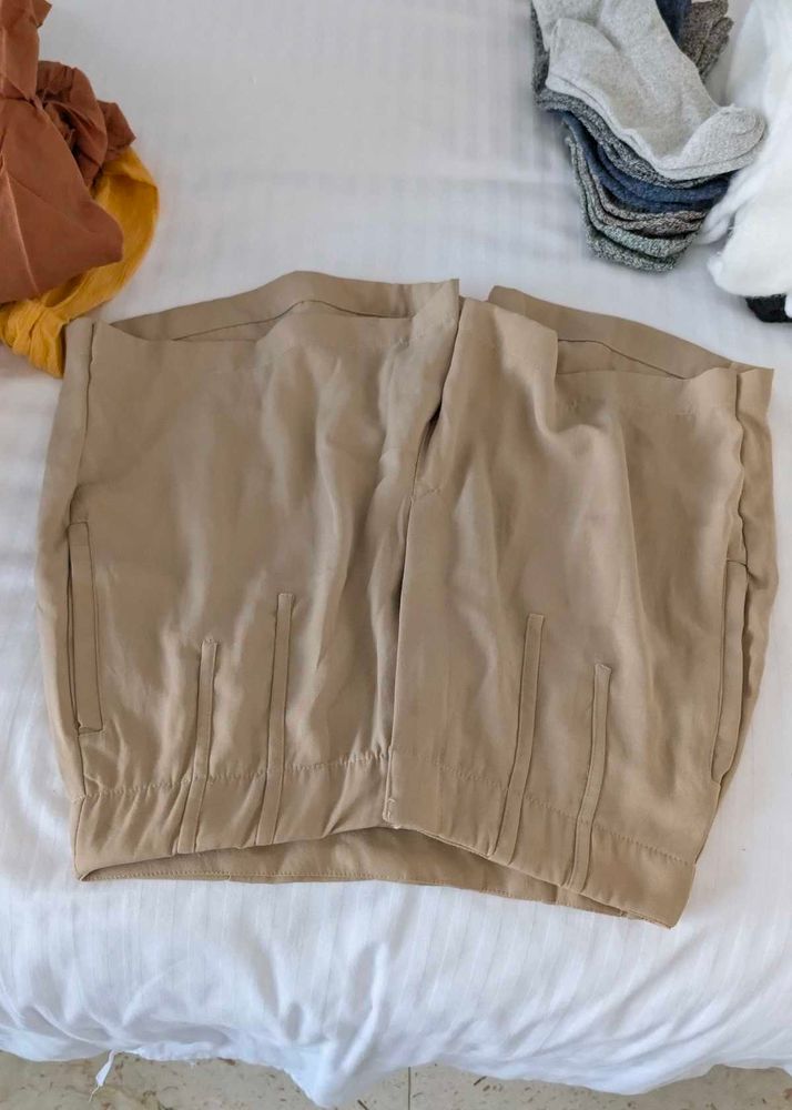 Tan Casual Skirt