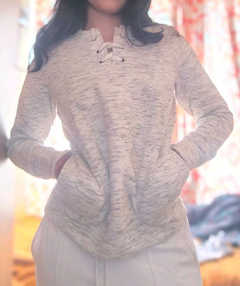 Heathered Long Sleeve Top