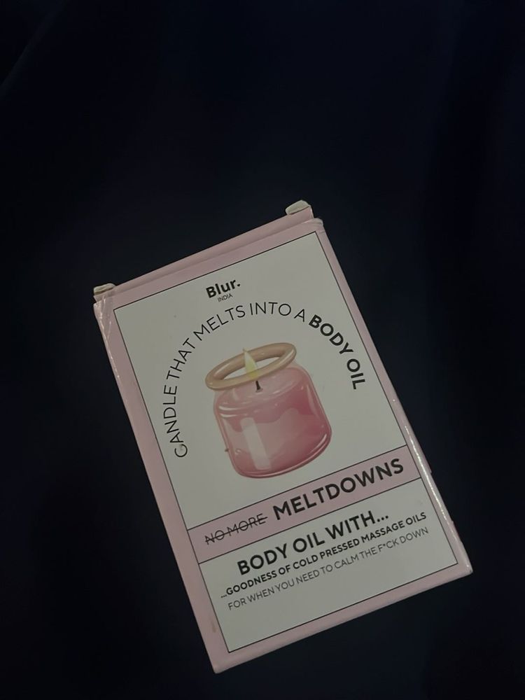 Blur. Body Oil Candle