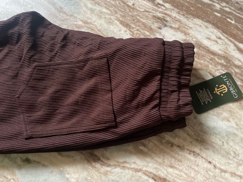 Ribbed Casual Pants