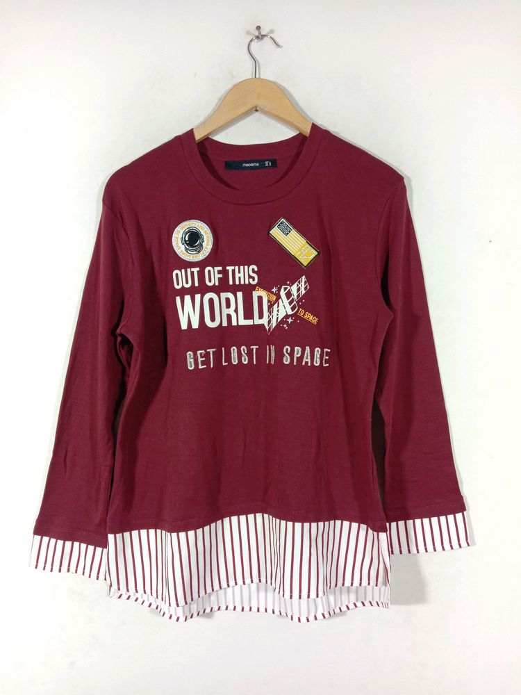 Maroon Casual Top (Women&#39;s)