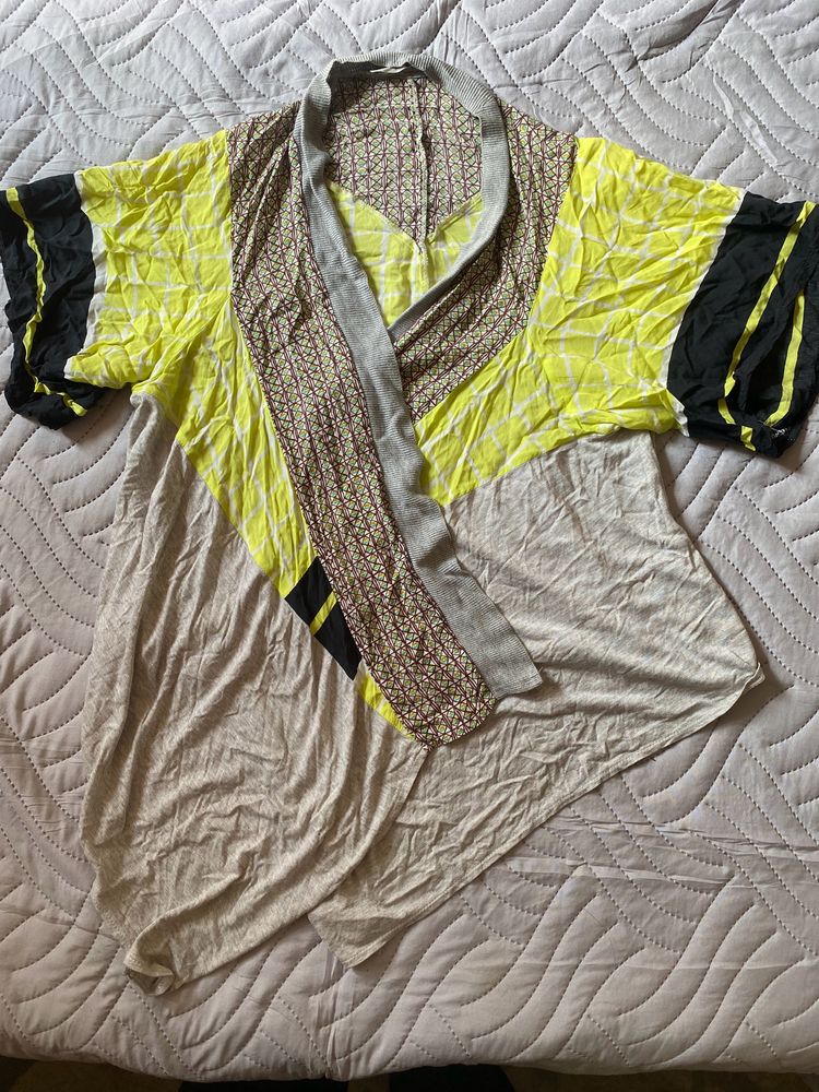 ZARA Open Shrug Top