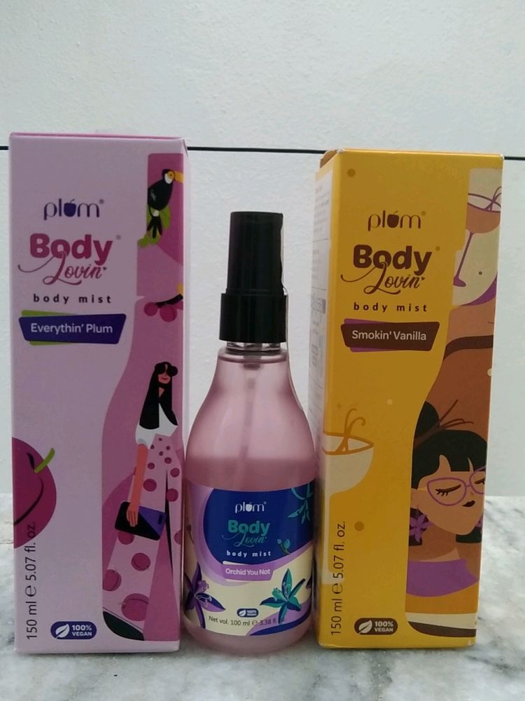 Plum Body Mist Combo