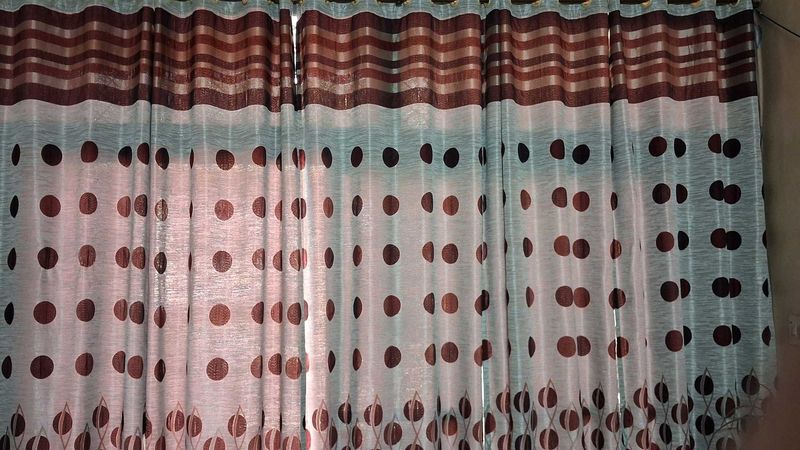 9 Feet Length Curtains 5 Pieces