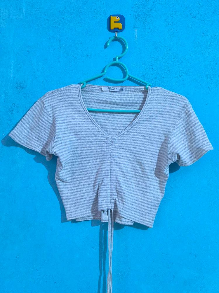 Striped Crop Top