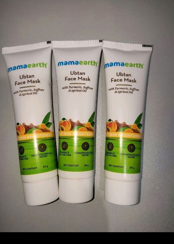 🤑mamaearth untan face mask-4 pack