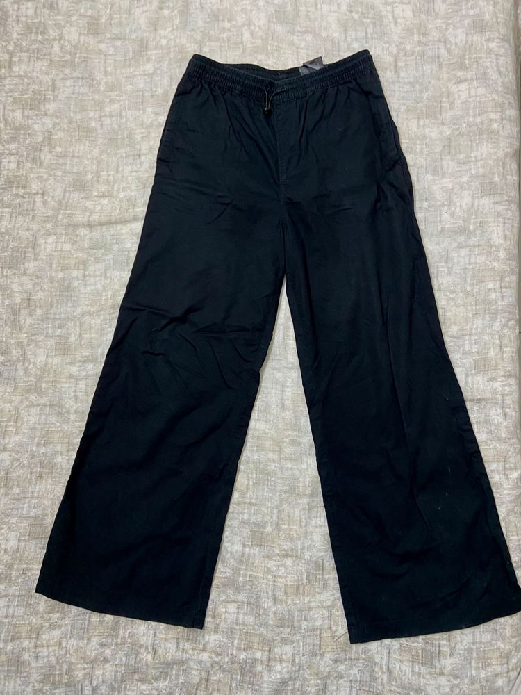 Poplin Pull On Trouser